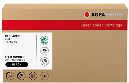 AgfaPhoto Laser Toner ersetzt IBM 75P6960, 21000 Seiten, schwarz (für die Verwendung in IBM Infoprint 1532)