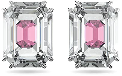 Swarovski Chroma Ohrstecker, Rosa, Rhodiniert