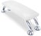 Big Nail Arm Rest Cushion, Microfiber Leather Manicure Hand Rest, Professional Nail Hand Rest Cushion Pillow Stand (White)