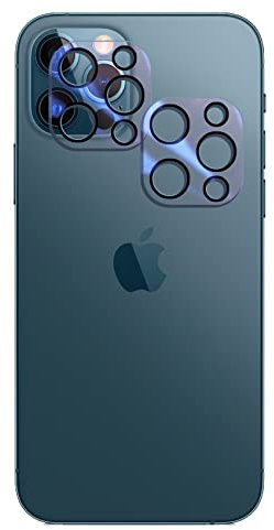 Fonetek® Pack of 2, Compatible with iPhone 12 Pro Max, Camera Rear Lens Tempered Glass Protector Shield Guard Covers for Apple iPhone 12 Pro Max