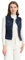Allegra K Damen Jeansweste Ärmellos Knopfleiste Sommer Denim Revers Jacke Westen mit Taschen Navy Blau L