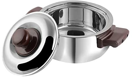 Stainless Steel Heat/Cold Resistant Insulated Food Storage Hot Pot Casserole, Food Warmer, Chapati, Roti, Paratha, Puri Container (4.0 Litre)