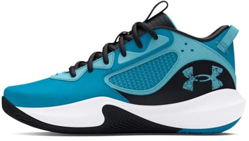 Under Armour Unisex-Erwachsene Lockdown 6 Basketballschuh, (401) Capri/Schwarz/Himmelblau, 12 Women/10.5 Men