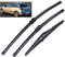 3-teiliges Scheibenwischer-Set for vorne und hinten, kompatibel mit Opel Astra H GTC 3-Türer 2004–2009, Windschutzscheibe, Windschutzscheibe, Fenster, 22189