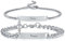 XUANPAI Personalisierte Partnerarmbänder - Graviertes Paar Armband für Familie und Paare
