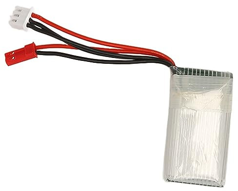 BROLEO Batterie lithium-ion pour voiture télécommandée, 7,4 V 20 C, batterie au lithium sans danger, 850 mAh, large compatibilité pour jouets télécommandés