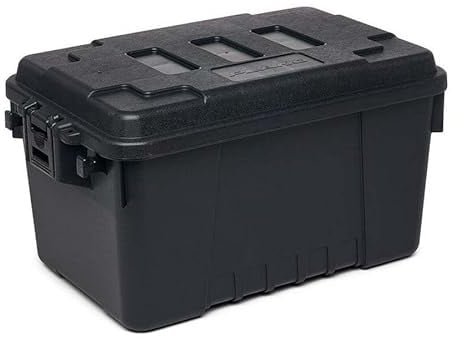 PLANO Sportsman's Trunk - Small 53ltr,Smoke White, Military-Grade Storage Box with Lid, Heavy Duty, Large, Camping & Army Storage Trunks, Perfect for Hunting, Paintball, Airsoft or Home Storage