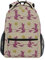 Halloween Witch on Broomstick and Full Moon Backpack For Girls Boys, Student School Bag Bookbag Travel Laptop Backpack Purse Daypack