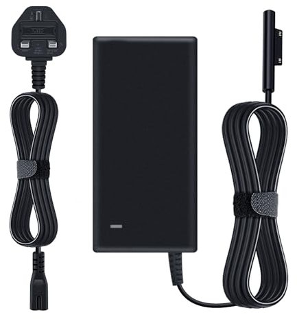 65W Surface Pro Surface Laptop Charger, BOLWEO 15V 4A Power Supply Adapter Surface Laptop Charger Compatible with Microsoft Surface Pro 10/9/8/7/6/5/4/3/X Tablet & Surface Book Surface Laptop