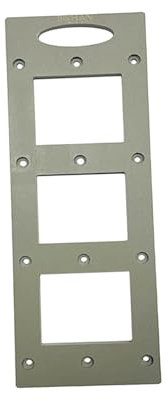 Dickly 86 Typ Drahtkastenvorlage Schalterbuchse Grau Robuste, einfach zu verwendende Installationshilfen für Steckdosen für Elektrikerarbeiten, 70mm x 70mm