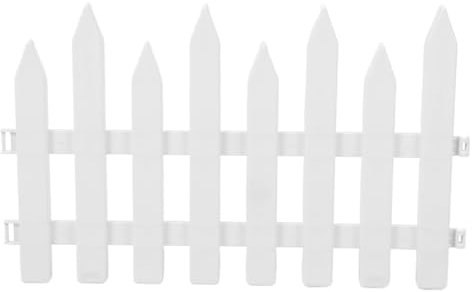 Artibetter Bordure de Jardin Clôture Décorative en Plastique pour Patio Cour Clôtures pour Chiens Amélioration du Paysage