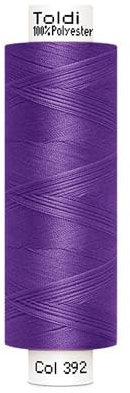 Nähgarn TOLDI Nähgarn á 500m - Allesnäher Garn No.120 Hochwertiges Universalnähgarn (1, Lila)