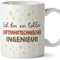 MUGFFINS Tazas para INGENIERO AERONÁUTICO - En Alemán - Ich bin ein toller - 11 oz / 330 ml - Regalo original y divertido