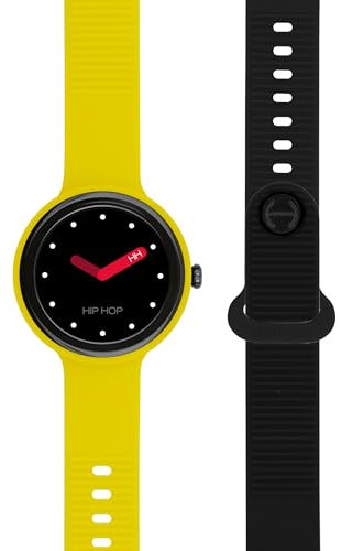 HIP HOP, Smartwatch Hero.NEXT, Smartwatch uOMO con 2 Cinturini Intercambiabili in Silicone, Orologio Smart con Display 1,09, Bluetooth 5.0, Funzioni Salute e Sport, Compatibile con iOS e Android