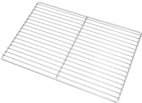 vidaXL Edelstahl Grillgitter 47 x 32,5 cm Outdoor Koch Metallzubehör Hitzebeständig Polierte Oberfläche Für BBQ Grillen Flexible Größen Verfügbare Zubehör Feuerstelle Rechteckig