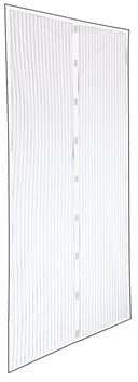 Zanzariera magnetica bianca 140x240cm in 2 unità da 70x240cm (include rotolo adesivo e strumento di installazione)