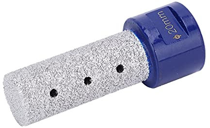 Polished Reaming Drill, Dry Bit Mortar Tooling, Thread Milling Cutter, Straight Shank, Brazed Aperture, 20cm Polishing Reaming Drill