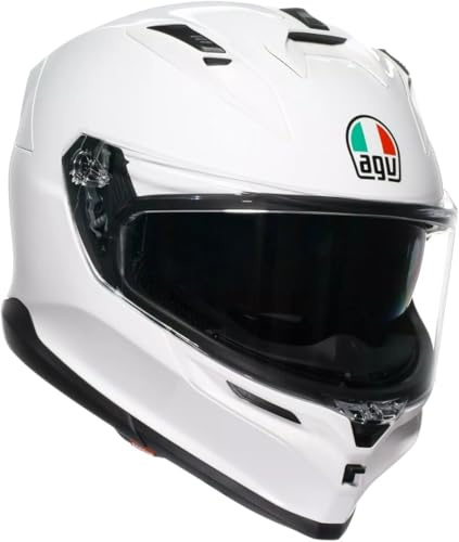 AGV K7 Mono Helm, weiß, S (55/56) | Beschlaghemmend