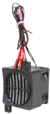 Nsaroche Chauffage PTC Air Mini Générateur Chauffant Céramique Coque Renforcée Nylon Isolation Chauffage Immédiat Température Régulée Utilisable pour Véhicule, 220v 200w