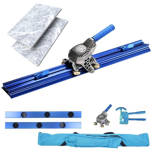 Ddasam Tagliapiastrelle Manuale Professionale, Tagliapiastrelle di Grande Formato fino a 300cm con Ventose Incorporate, Include Pinza e Valigia, Ideale per Ristrutturazioni e Fai da Te