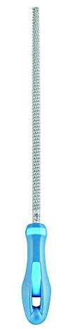 PFERD Runde Holzraspel, 200mm, runde, spitz zulaufende Feile, umlaufender Raspelhieb H2, inkl. Ergonomie-Feilenheft, 11234207 – speziell für universelle Schrupp- und Schlichtarbeiten geeignet