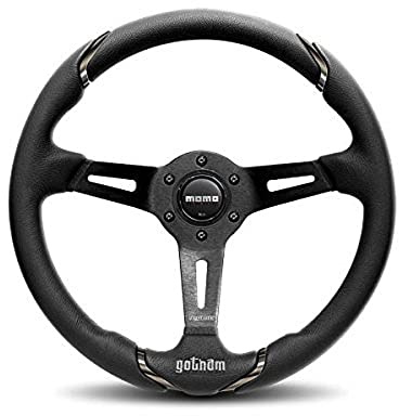 Momo GOT35BK0B Gotham 350 mm volante in pelle