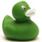 DUCKSHOP I Badeente Gerlinde grün I Quietscheente I L: 8 cm