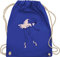 Turnbeutel Rucksack - Tanzen Geschenk - Balletttänzerin Ballerina - Unisize - Royalblau - balletttasche kinderturnbeutel dance balett beutel ballett geschenke tanz ballet stoffbeutel ballettbeutel