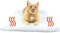 PurrCave® Selbstheizende Decke für Katzen u. Hunde mit Anti-Rutsch Gummi-Noppen | Besonders Kuschelige Wärmematte für Haustiere | Größe: 60x45cm | Katzendecke