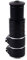 Azarxis Prolunga Manubrio MTB Rialzo Manubrio Bici da Corsa Attacco Manubrio MTB Stelo Forcella Prolunga per Bici (Nero - 12,3 cm)