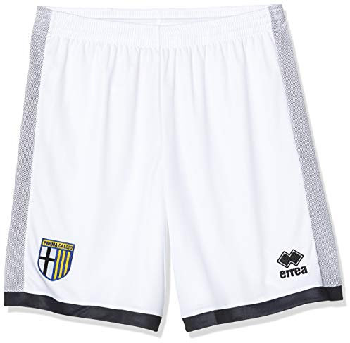 Errea - Parma Fußball 1^19/20, Sporthose für Herren M Weiss SCHWARZ