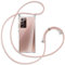 mtb more energy® Handykette kompatibel mit Samsung Galaxy Note 20 Ultra (SM-N985, 6.9'') - roségold - Befestigung Oben - Smartphone Hülle zum Umhängen - Anti Shock Strong TPU Case