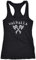 Neverless® Damen Tank-Top Valhalla Viking Axt Nordische Mythologie Odin Racerback schwarz S
