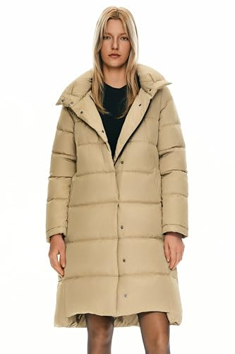 Orolay Abrigo de Invierno con Capucha Cálido y Elegante para Mujer