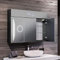Artforma Armoire pour de Salle de Bain avec Miroir et Éclairage LED avec 3-Porte (100x72x16,6 cm) | 17 décors au Choix | Armoire Murale
