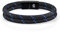 Segeltau Armband Geflochten Nautisch mit Magnetverschluss Seil Armbänder Maritim Surferarmband Galeara Noa (Noa Schwarz - Blau, 175)