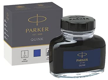 Parker Quink Permanent Ink Bottle Blue 2oz S0037470