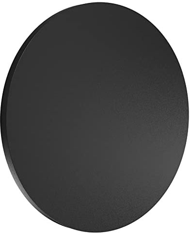 Flos LED Wandbeleuchtung Camouflage 4000K Aluminium/Poycarbonat Schwarz, Durchmesser: 24cm, F1317030