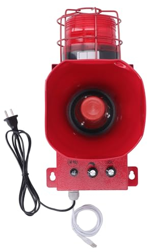 6,7 A 180 DB Notfall-Blitz-Industrie-Sirenen-Alarm IP65 Wasserdichter Sirenen-Alarm für Mine Stone Yard Sand Yard (DC24V)