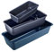 Dr. Oetker 9924550 Lot de 3 moules à cakes, 3 moules à gâteaux, moule à cake, moule rectangulaire, moule à pâtisserie, moule à gâteaux, Acier, Emaille, 30 cm - 35 cm - 25 cm
