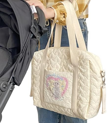 Goowafur Wickeltaschen-Einkaufstasche, Windel-Einkaufstasche - Große Kapazität Canvas Handtaschen Windeltasche | Große Wickeltasche für Mama und Papa, multifunktionale Tragetasche für unterwegs
