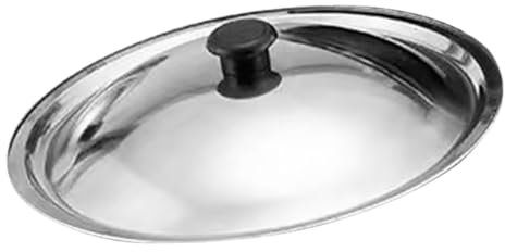 VINTORKY Stainless Steel Pot Lid Replacement Cover for Cooking Frying Pan Multipurpose Pan Lid for Kitchen Use