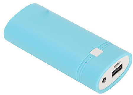 Universal DIY USB Power Bank Box 2x18650 Battery Charger Power Bank Shell for Smartphone (Blue)
