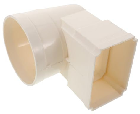 FIXOSHEE Modern Rain Water Downspout Vent Elbow Connector Dryer Vent Elbow Gutter Downspout Holder Concrete Splash Block for Villa Drainage