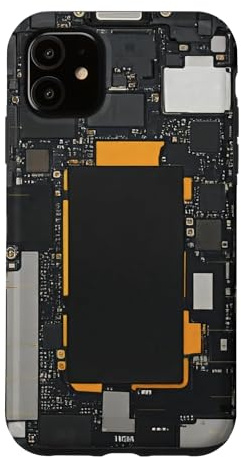 Design classique de la carte mère Coque pour iPhone 11