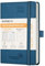 POPRUN Tagesplaner 2025 2026 16 x 10,5 cm, Tageskalender A6 1 Tag 1 Seite (Montag - Sonntag), Terminplaner (Aug.2025-Jul.2026) Softcover mit PU-Leder - Marineblau