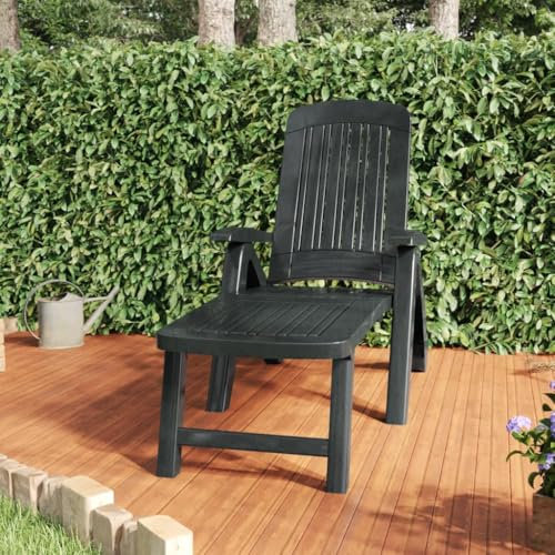 LLEZKBR Furniture Select Klappbare Sonnenliege, Polypropylen, Grün