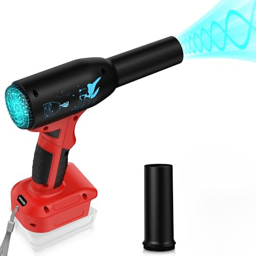 Plumeau à air comprimé pour batterie Einhell 18 V, ventilateur turbo, dépoussiéreur haute puissance 400 g, kit de nettoyage pour clavier, souffleur à jet sec, souffleur d'air pour voiture