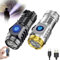 LUCKKY Doollada Thumb Flashlight, Doollada Daumen-Taschenlampe, Mini-Taschenlampe mit dreiäugigem Monster, Mini LED Taschenlampe, Tragbare leistungsstarke Taschenlampe Aufladbar (Mix)