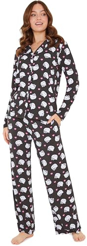 Hello Kitty Sanrio Pigiama Donna, Adolescenti e Ragazza, Kuromi Pigiami Abbigliamento da Casa, Kawaii Anime Regali per Lei